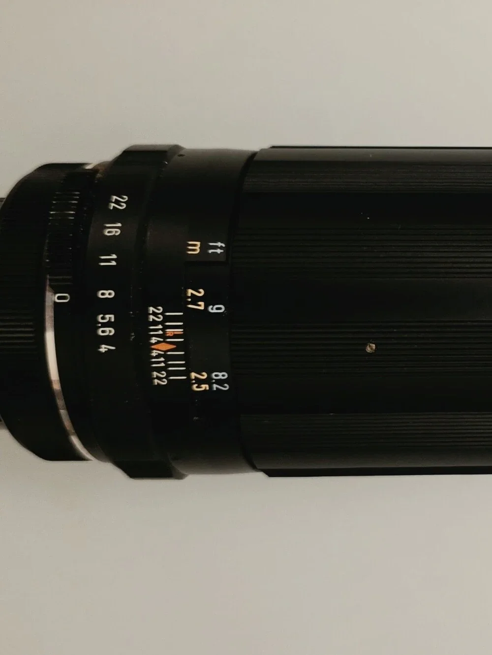 Asahi Pentax Spotmatic F 35mm Film Camera with Black Telephoto Lens